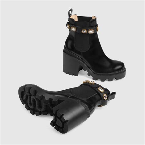 gucci boots with gold studs|Gucci boots outlet.